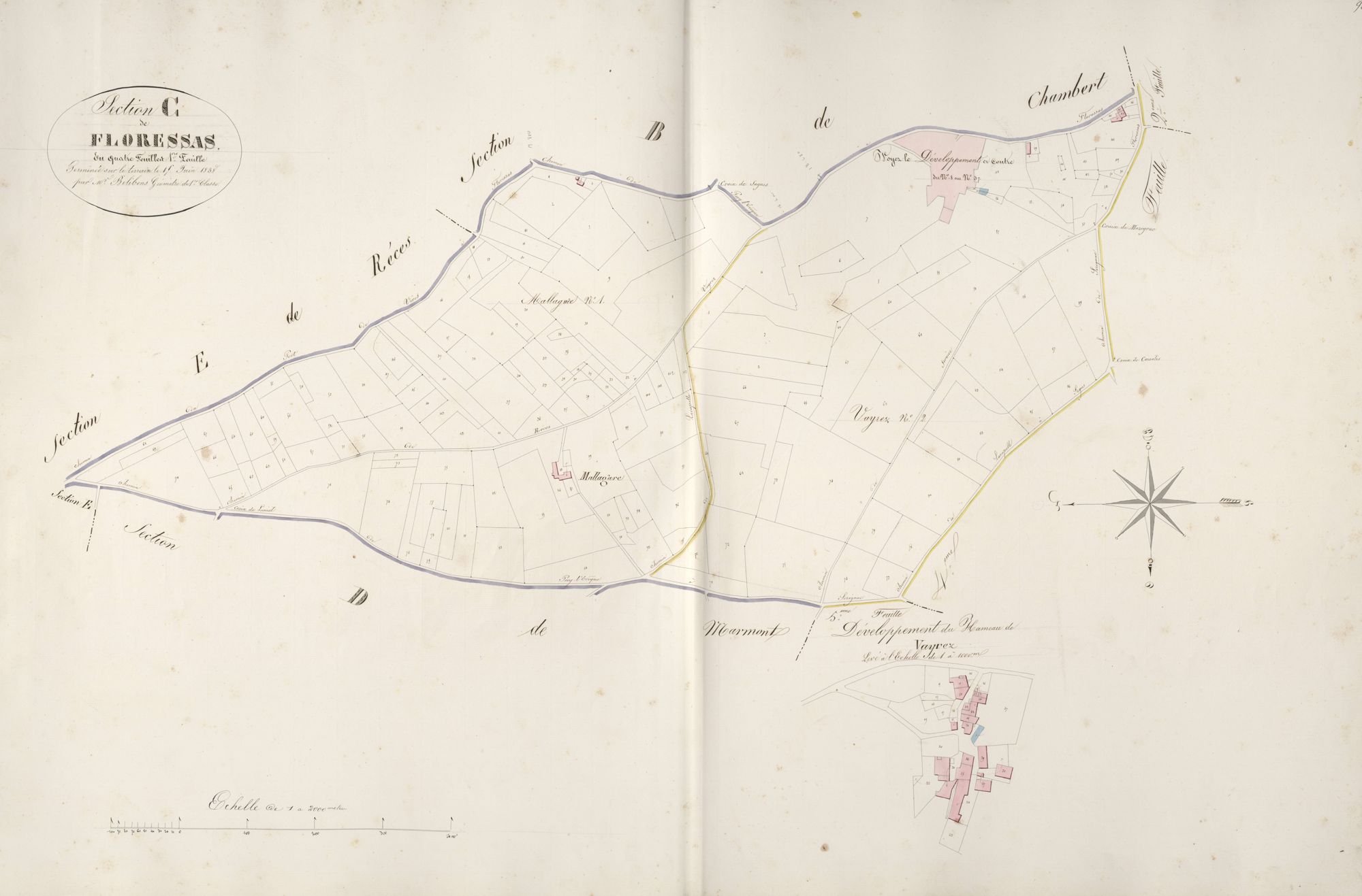 section C de Floressas, 1ère feuille