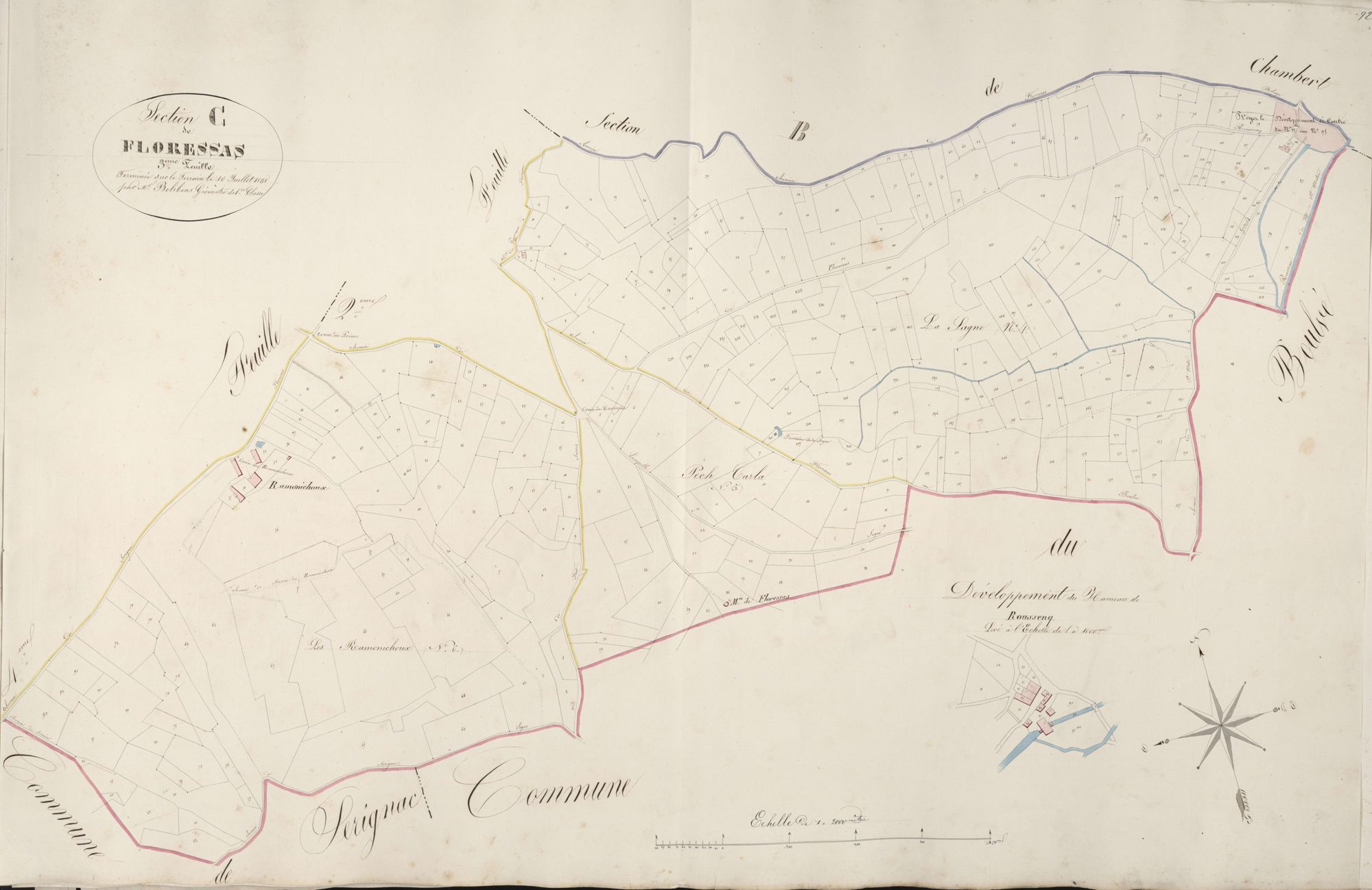section C de Floressas, 3ème feuille