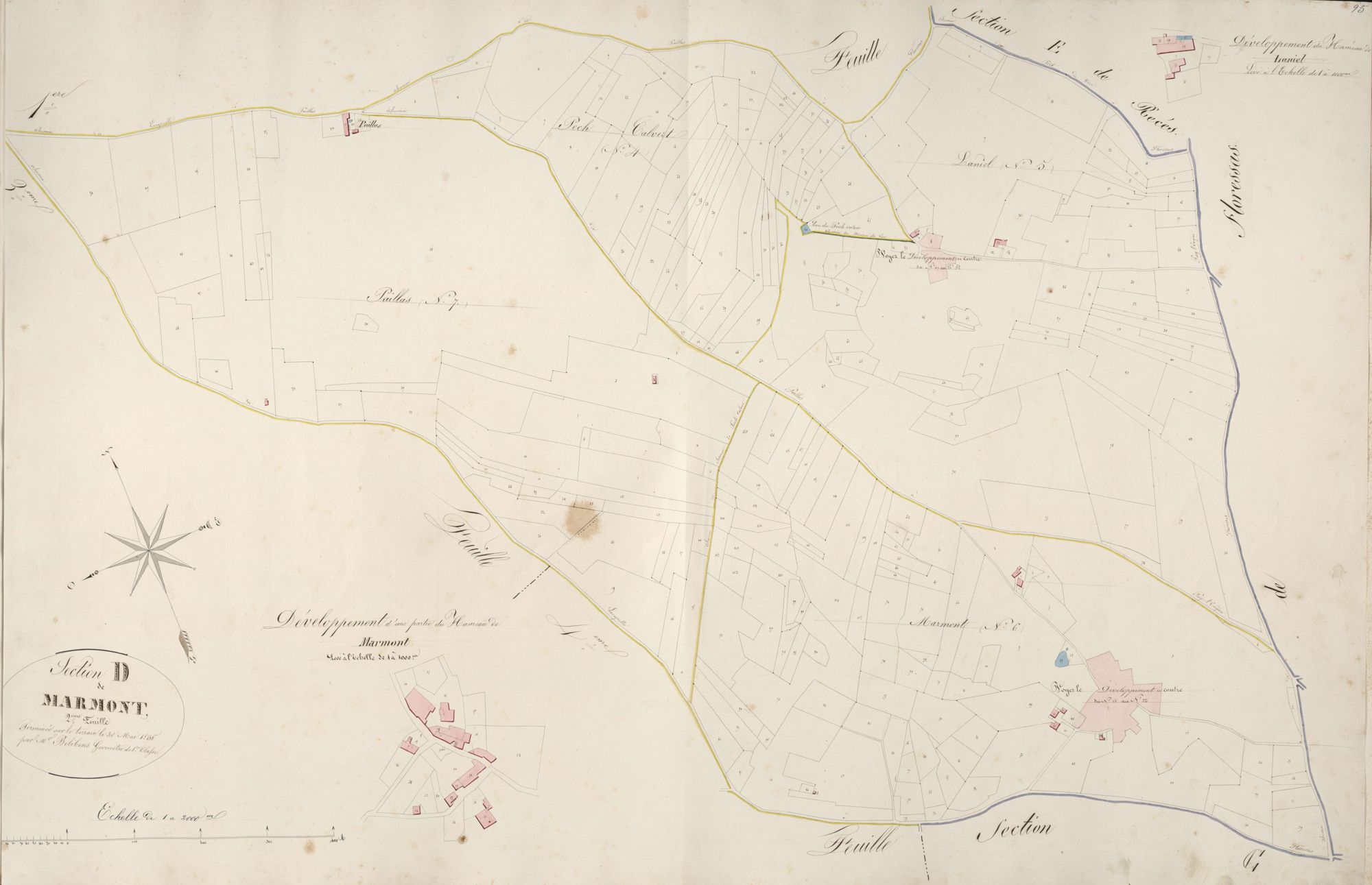 section D de Marmont, 2ème feuille