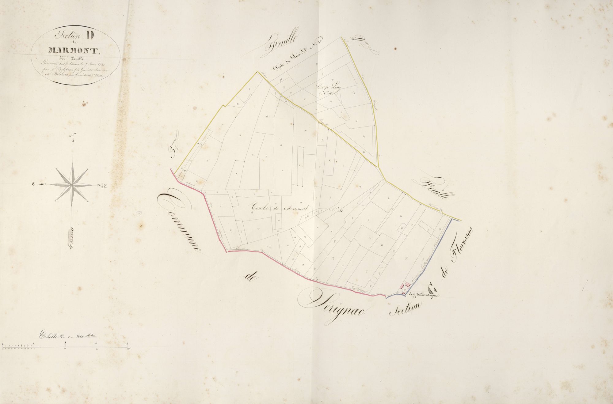 section D de Marmont, 4ème feuille