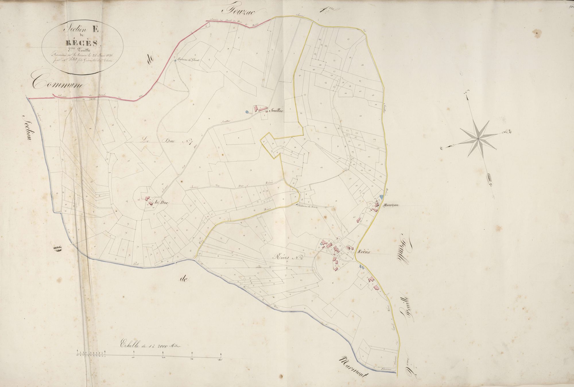 section E de Récès, 3ème feuille