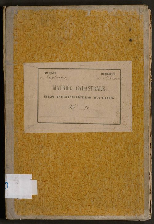 Cases 1-172. Augmentations et diminutions (1881-1891)