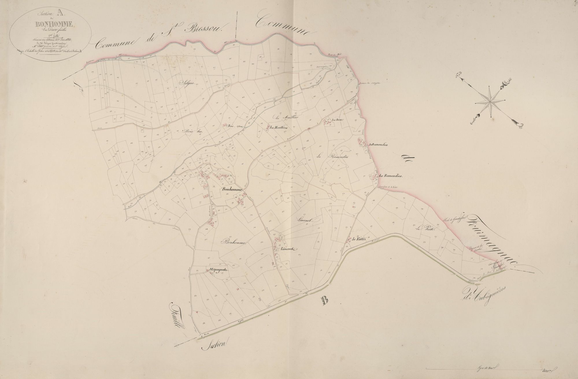 section A de Bonhomme, 2ème feuille