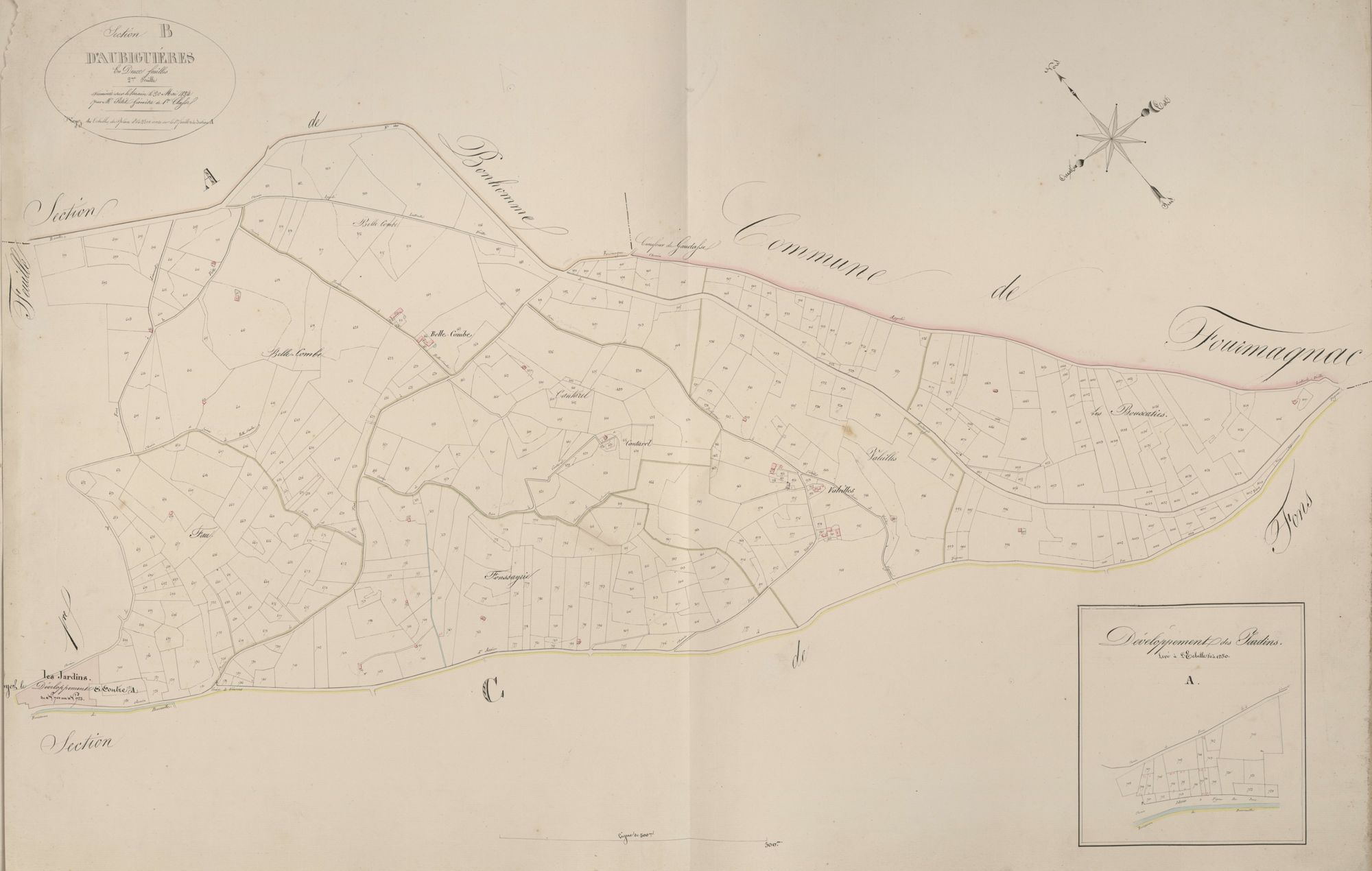 section B d'Aubiguières, 2ème feuille