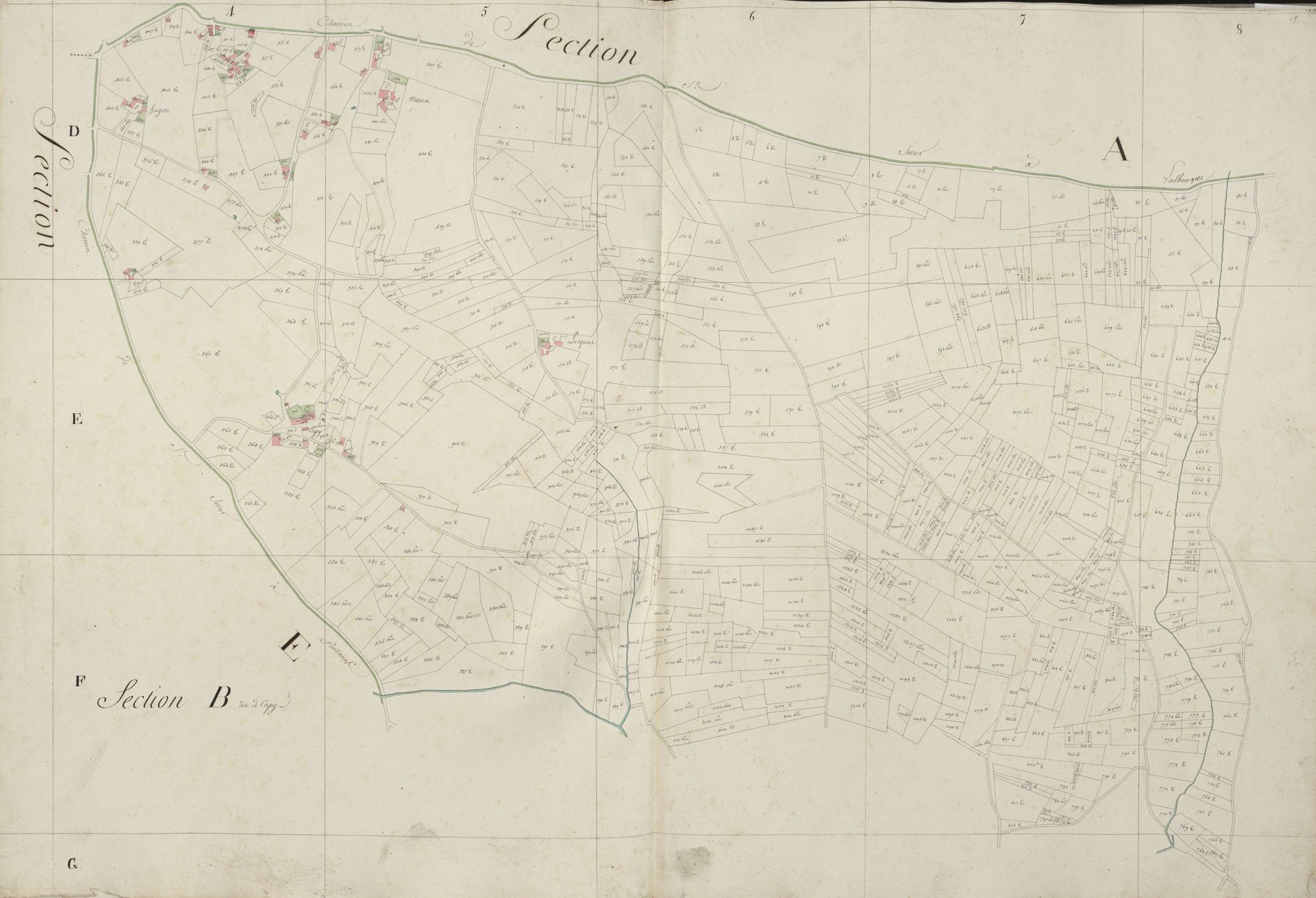 section B de Capy, 1ère feuille