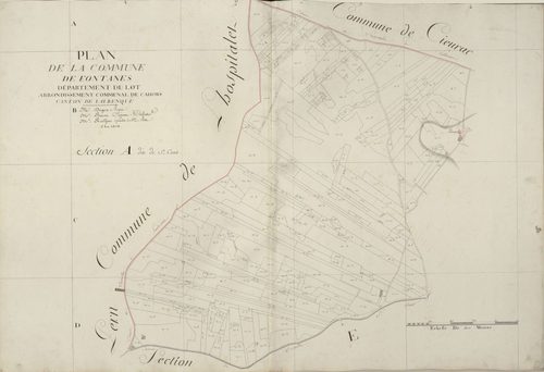 section A de Saint-Cevet, 1ère feuille