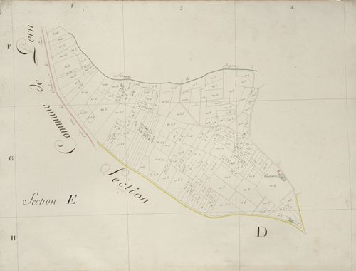 section E, 3ème feuille