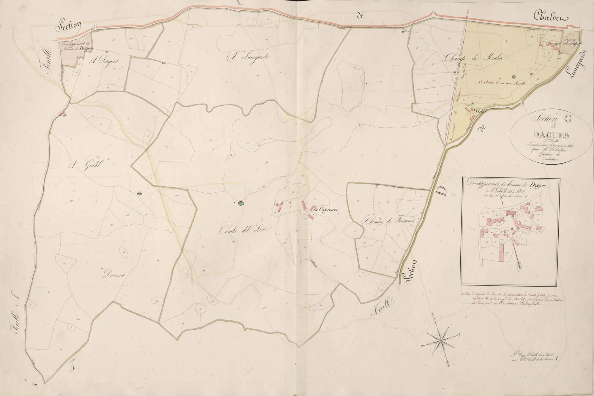 section G de Dagues, 2ème feuille