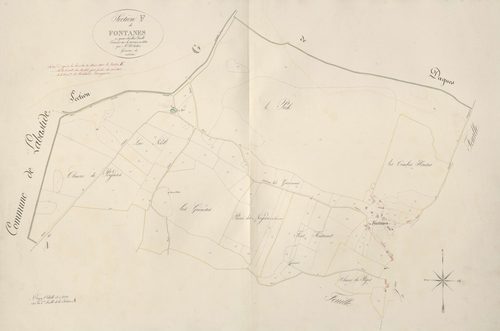 section F de Fontanes, 1ère feuille