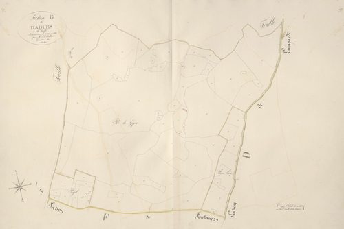 section G de Dagues, 3ème feuille