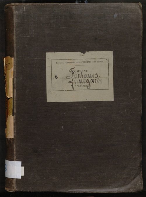 Folios 1-352. Augmentations et diminutions (1914-1933)