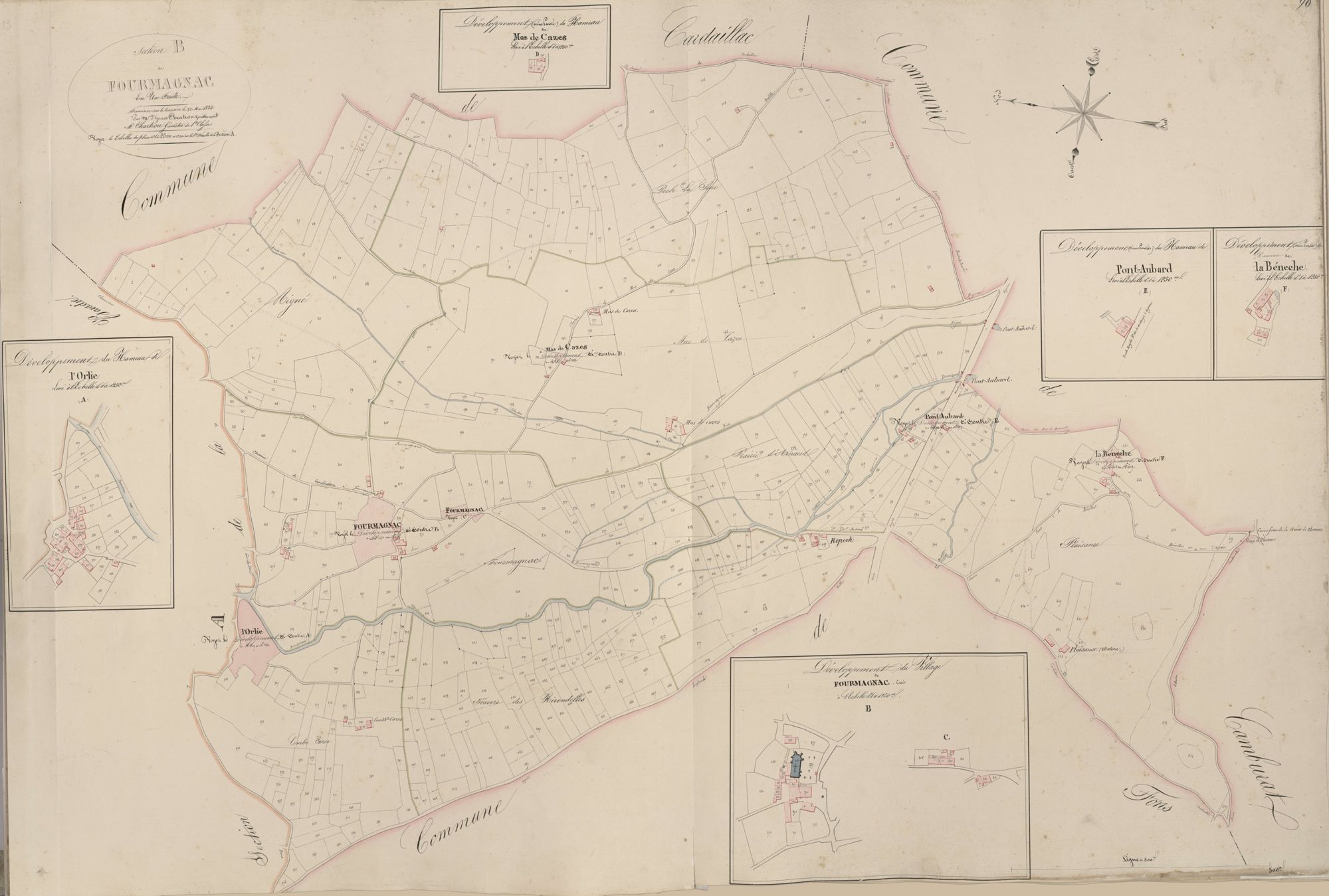 section B de Fourmagnac, 1ère feuille