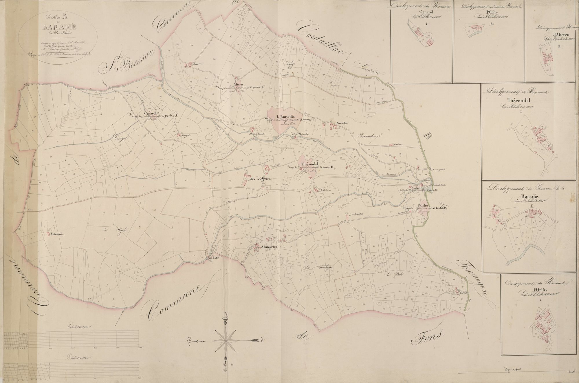 section A de Baradie, 1ère feuille
