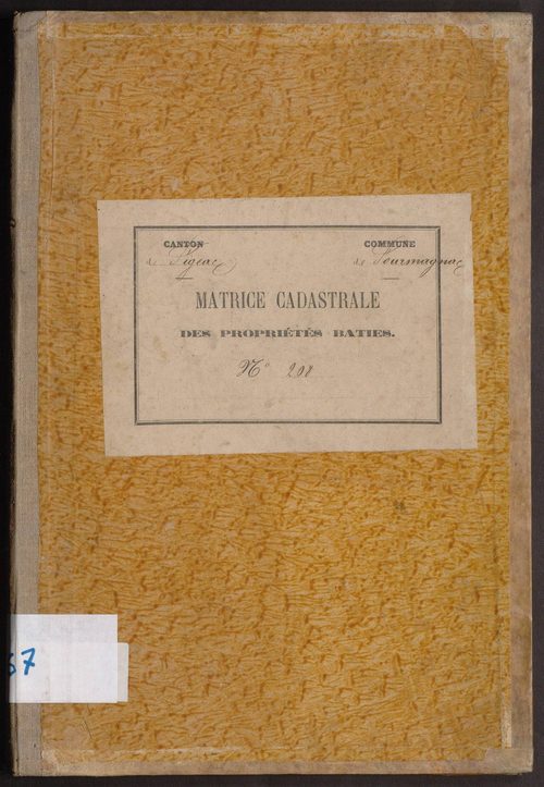 Cases 1-102. Augmentations et diminutions (1881-1891)