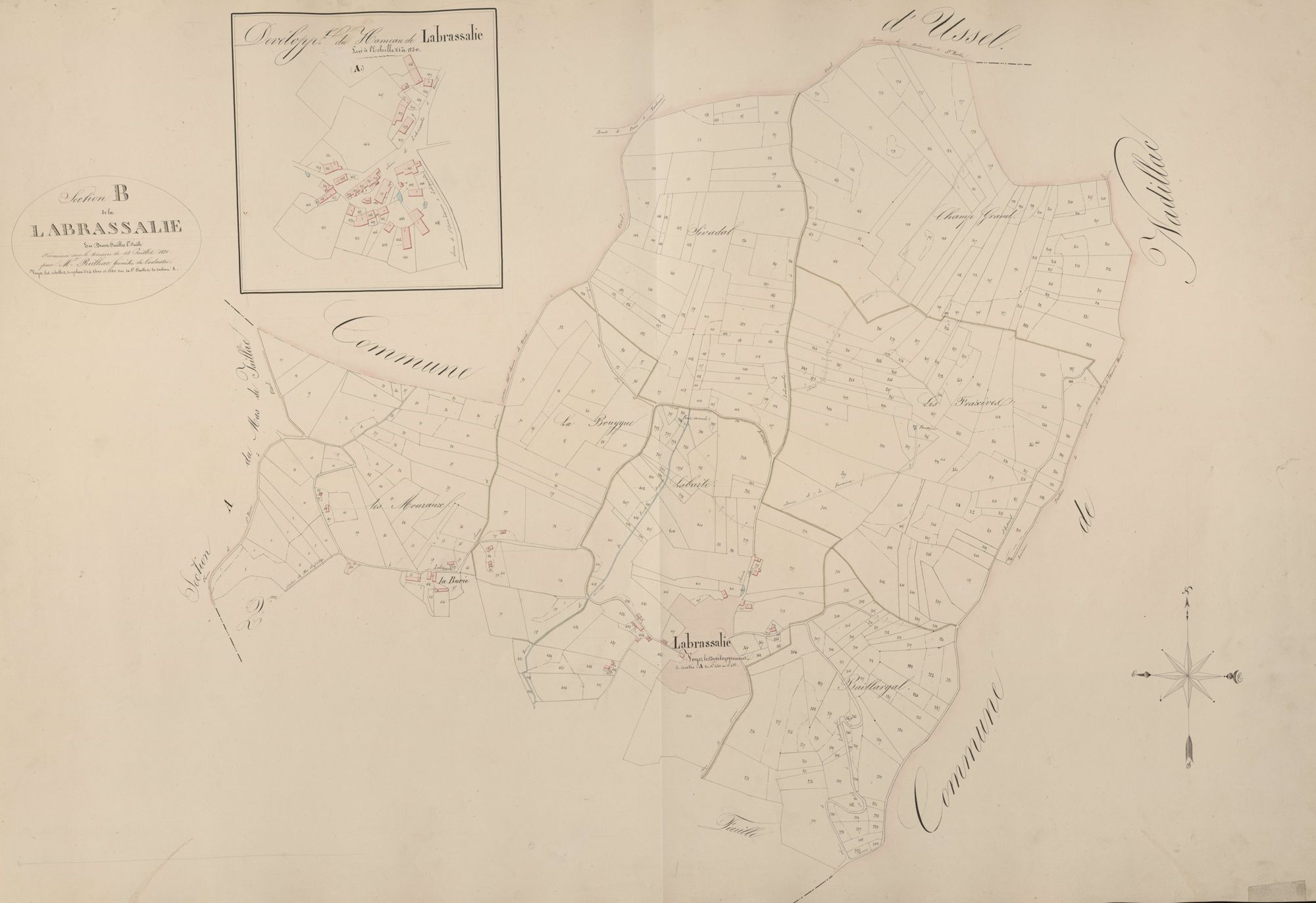 section B de Labrassalie, 1ère feuille