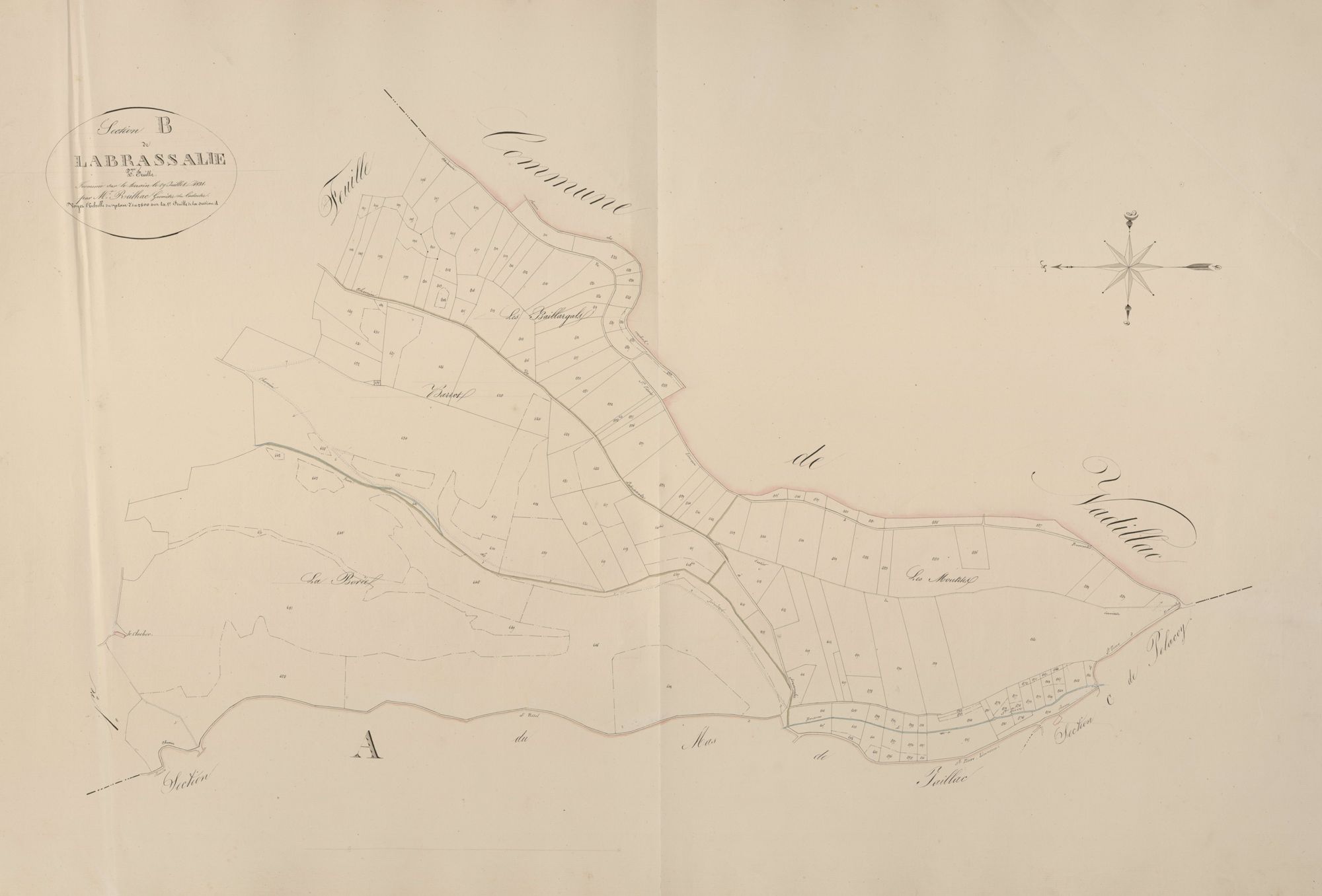 section B de Labrassalie, 2ème feuille