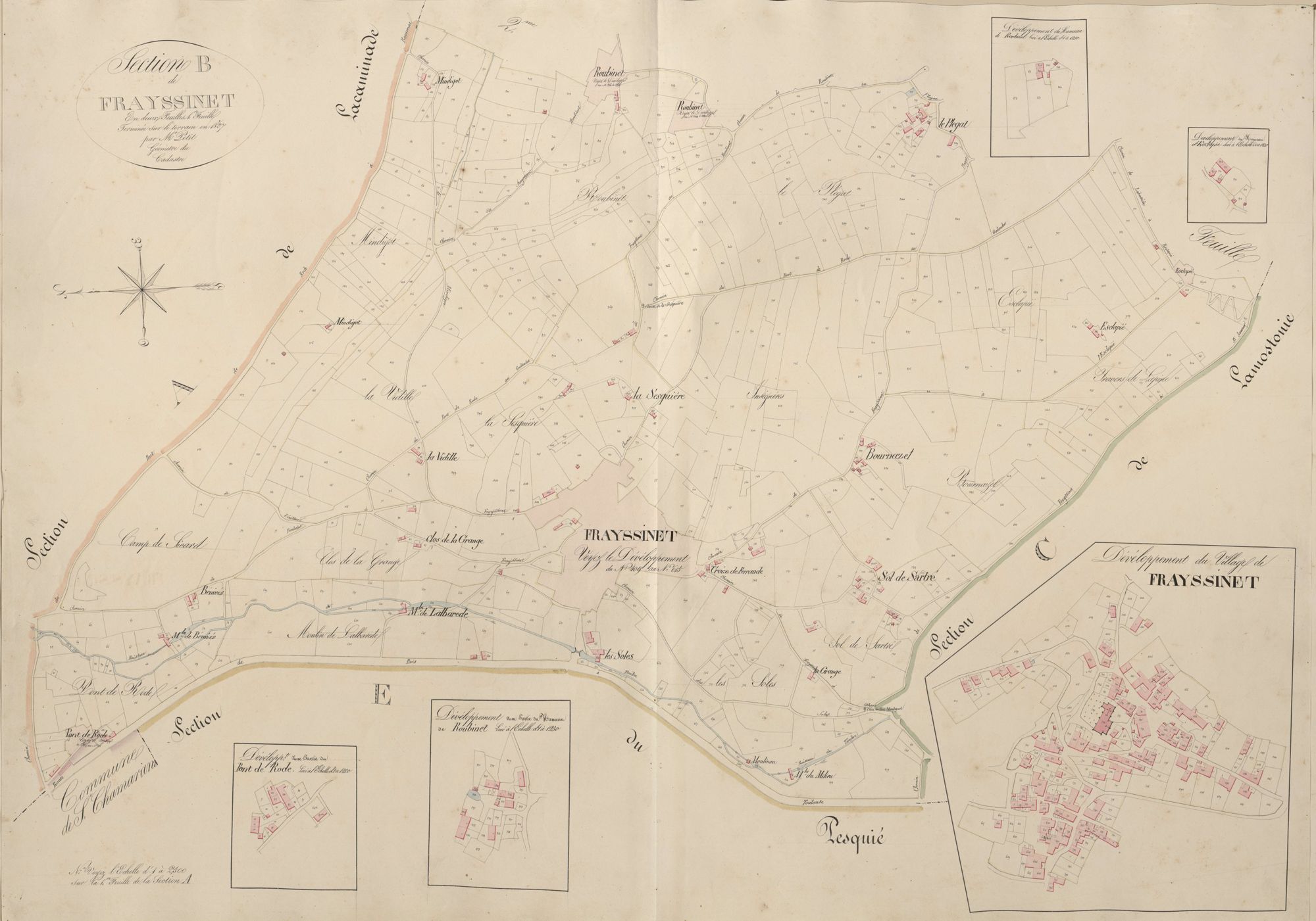 section B de Frayssinet, 1ère feuille