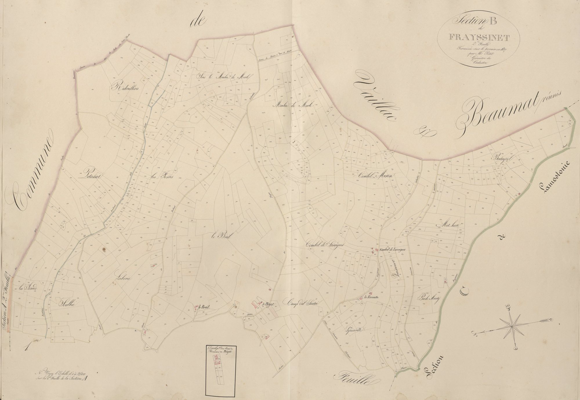 section B de Frayssinet, 2ème feuille