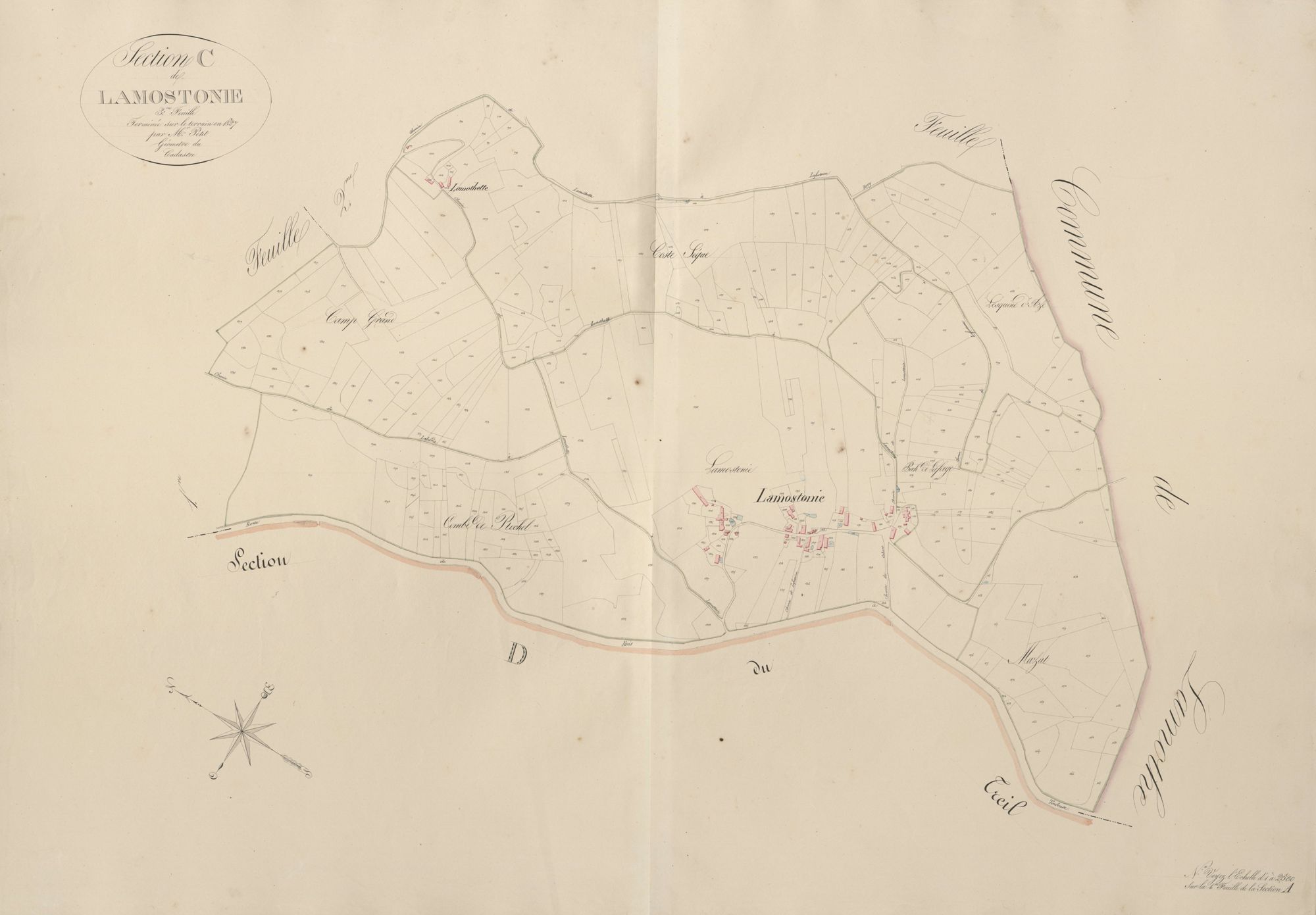 section C de Lamostonie, 3ème feuille