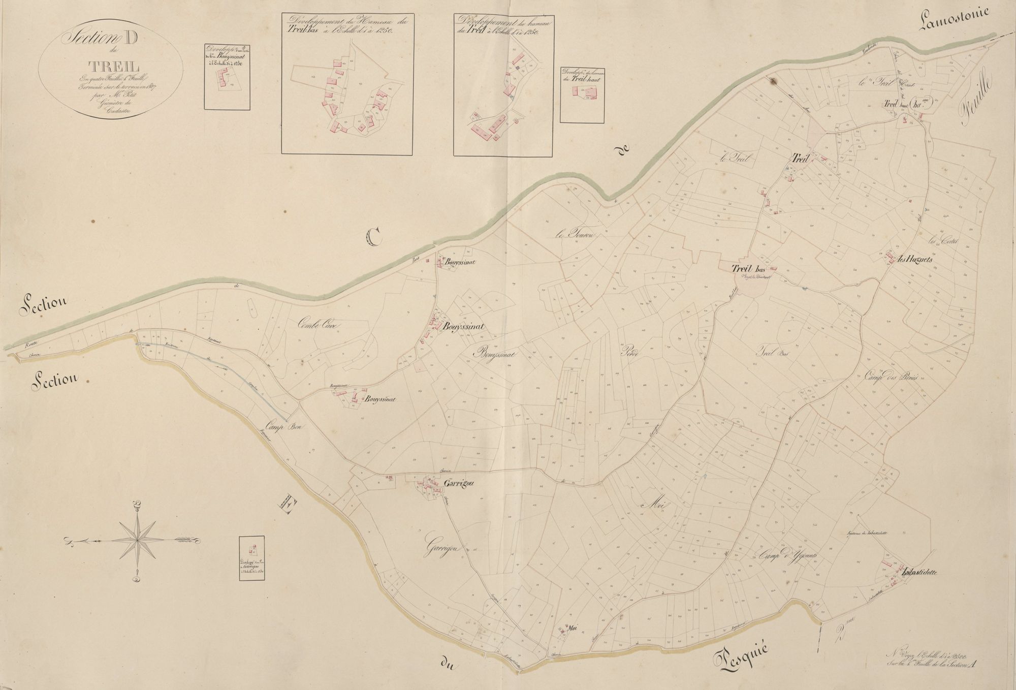 section D du Treil, 1ère feuille