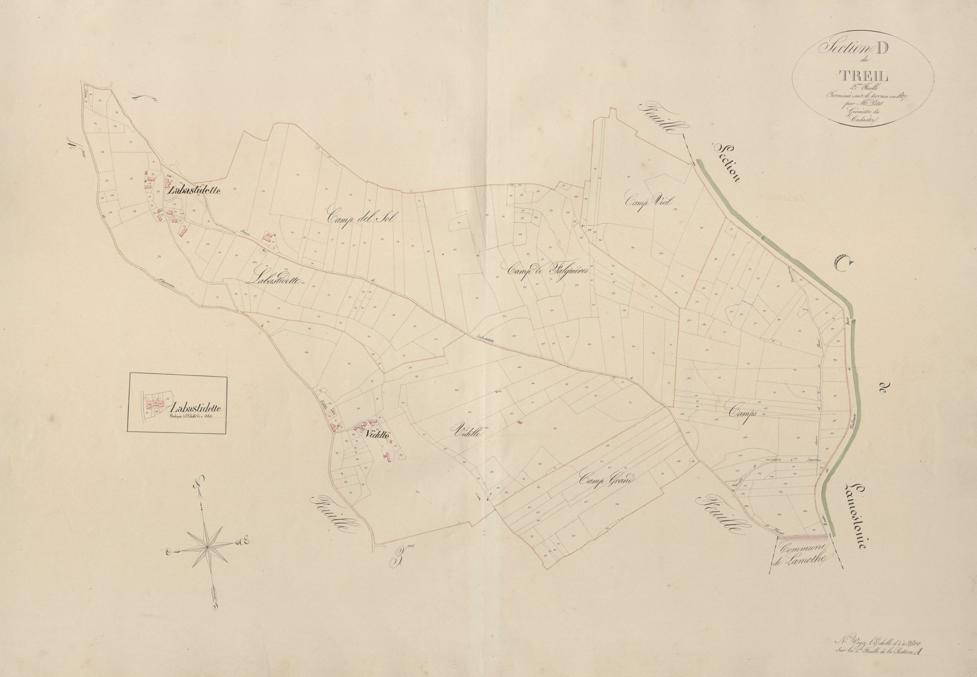 section D du Treil, 2ème feuille