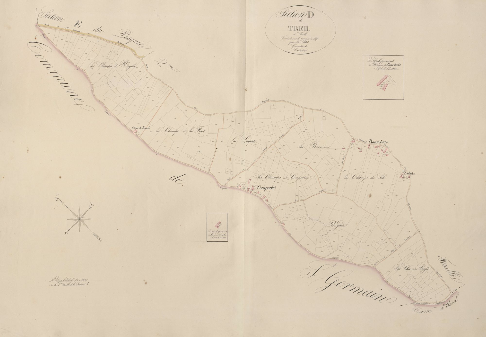 section D du Treil, 4ème feuille