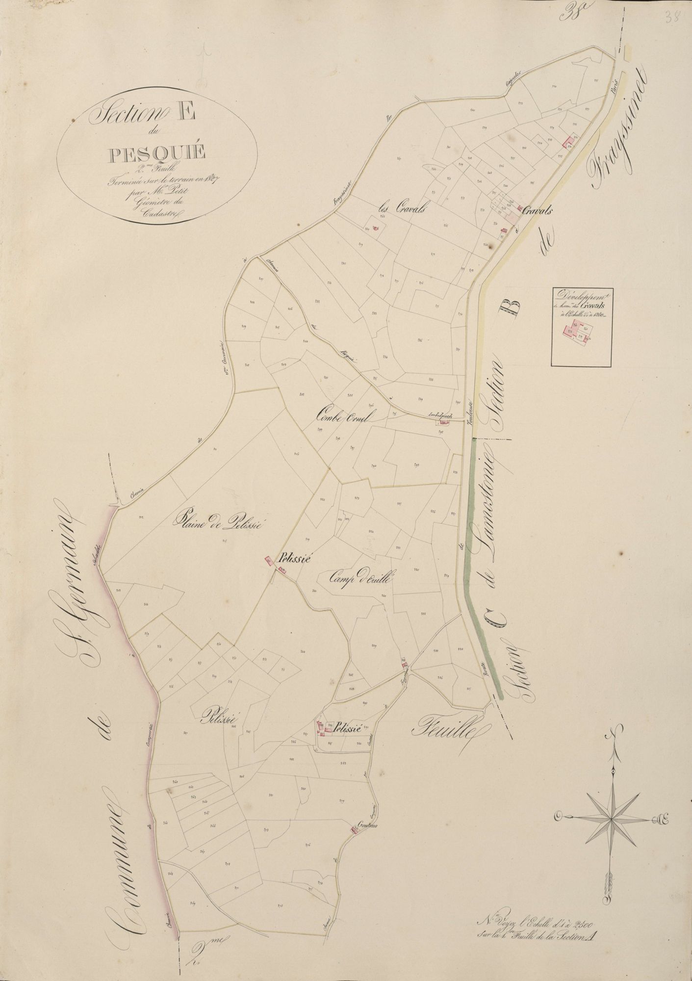 section E de Pesquié, 2ème feuille