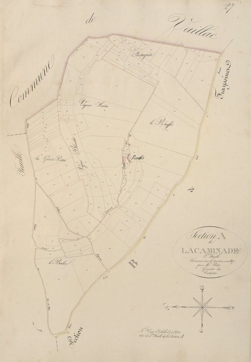 section A de Lacaminade, 2ème feuille