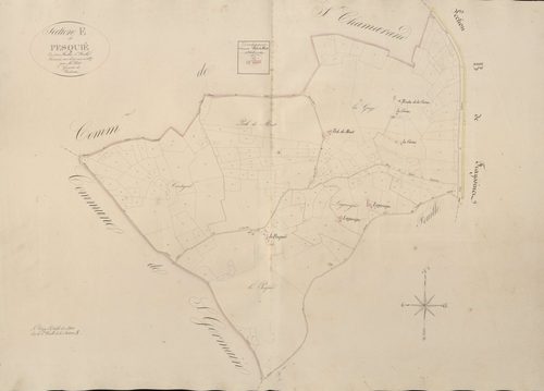 section E de Pesquié, 1ère feuille