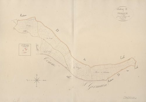 section E de Pesquié, 3ème feuille