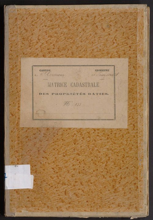 Cases 1-349. Augmentations et diminutions (1880-1891)
