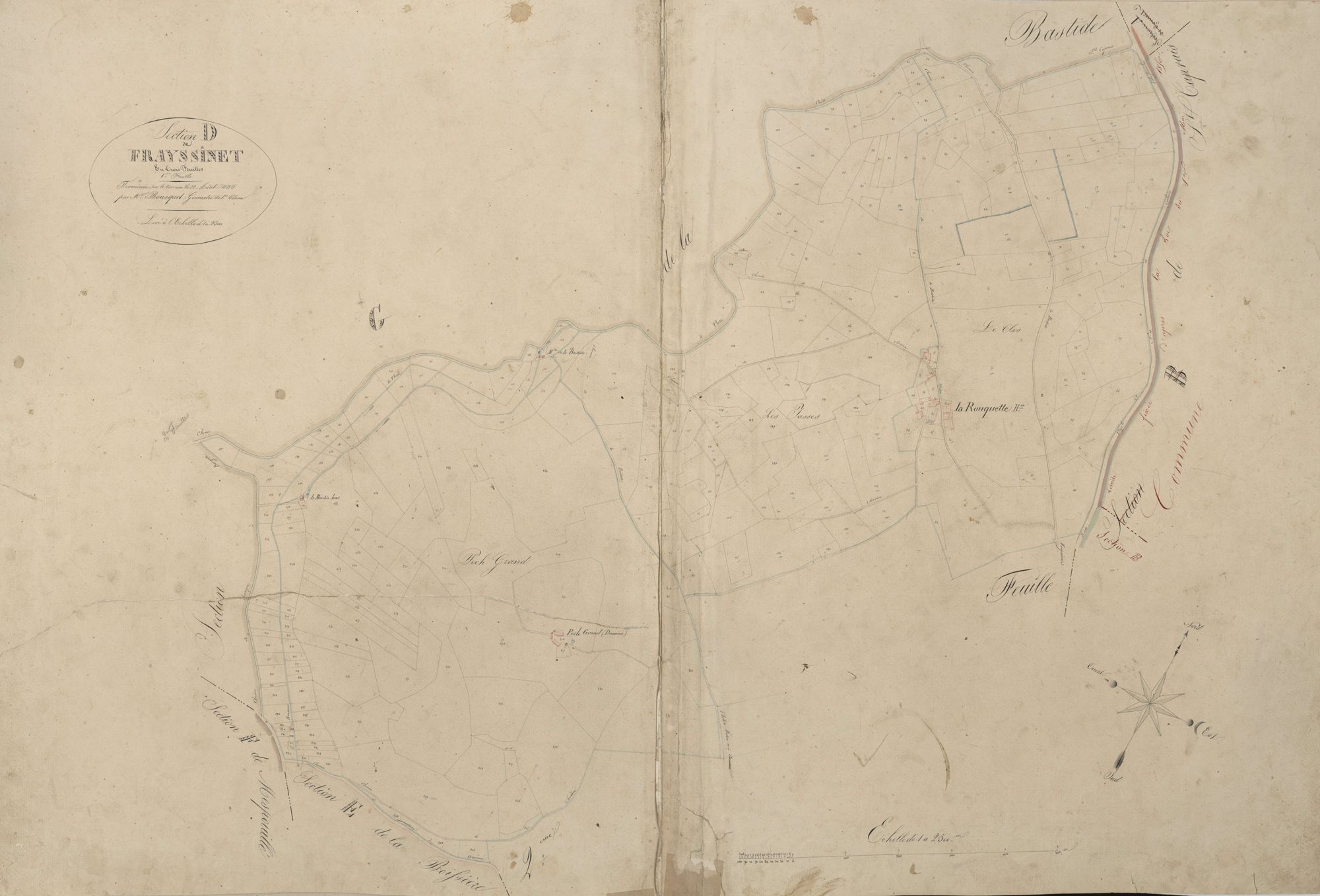 section D de Frayssinet, 1ère feuille