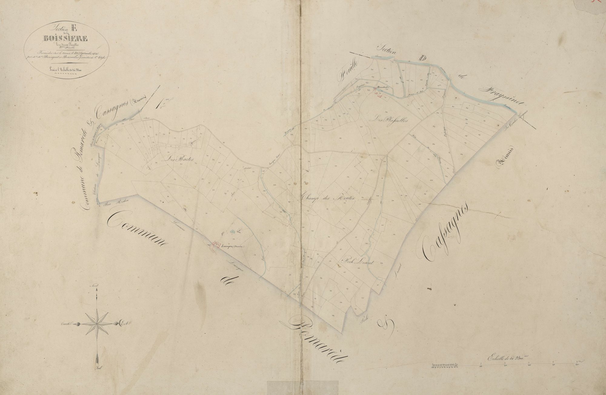 section E de la Boissière, 2ème feuille