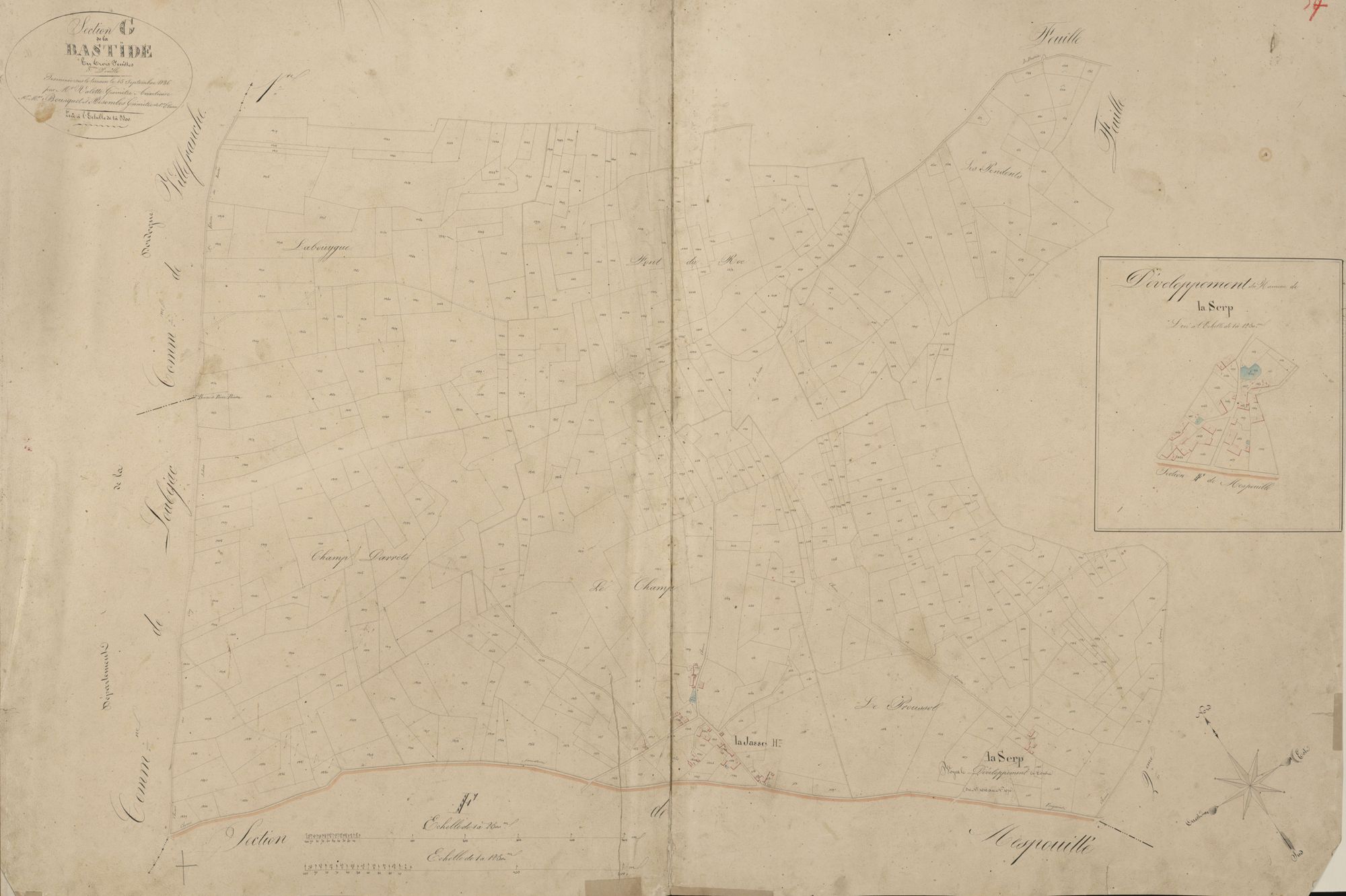 section G de la Bastide, 3ème feuille