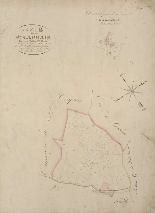 section B de Saint-Caprais, 1ère feuille