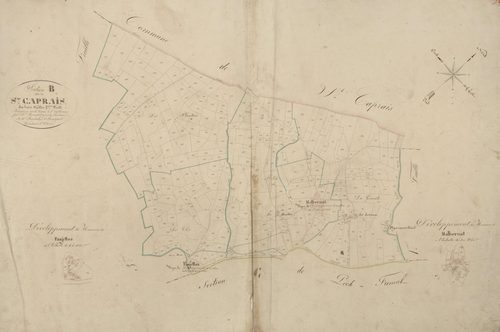 section B de Saint-Caprais, 2ème feuille