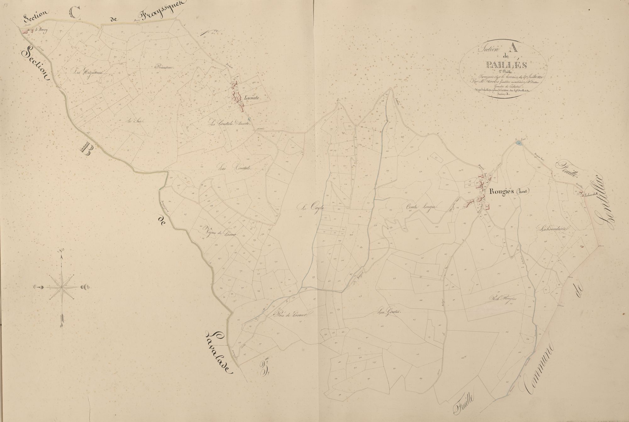 section A de Paillés, 2ème feuille