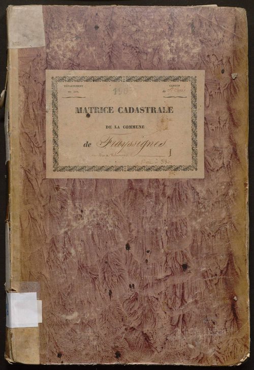 Folios 1-380. Augmentations et diminutions  (1835-1914)