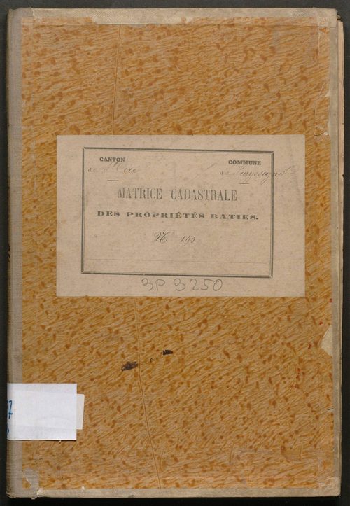 Cases 1-176. Augmentations et diminutions (1882-1891)