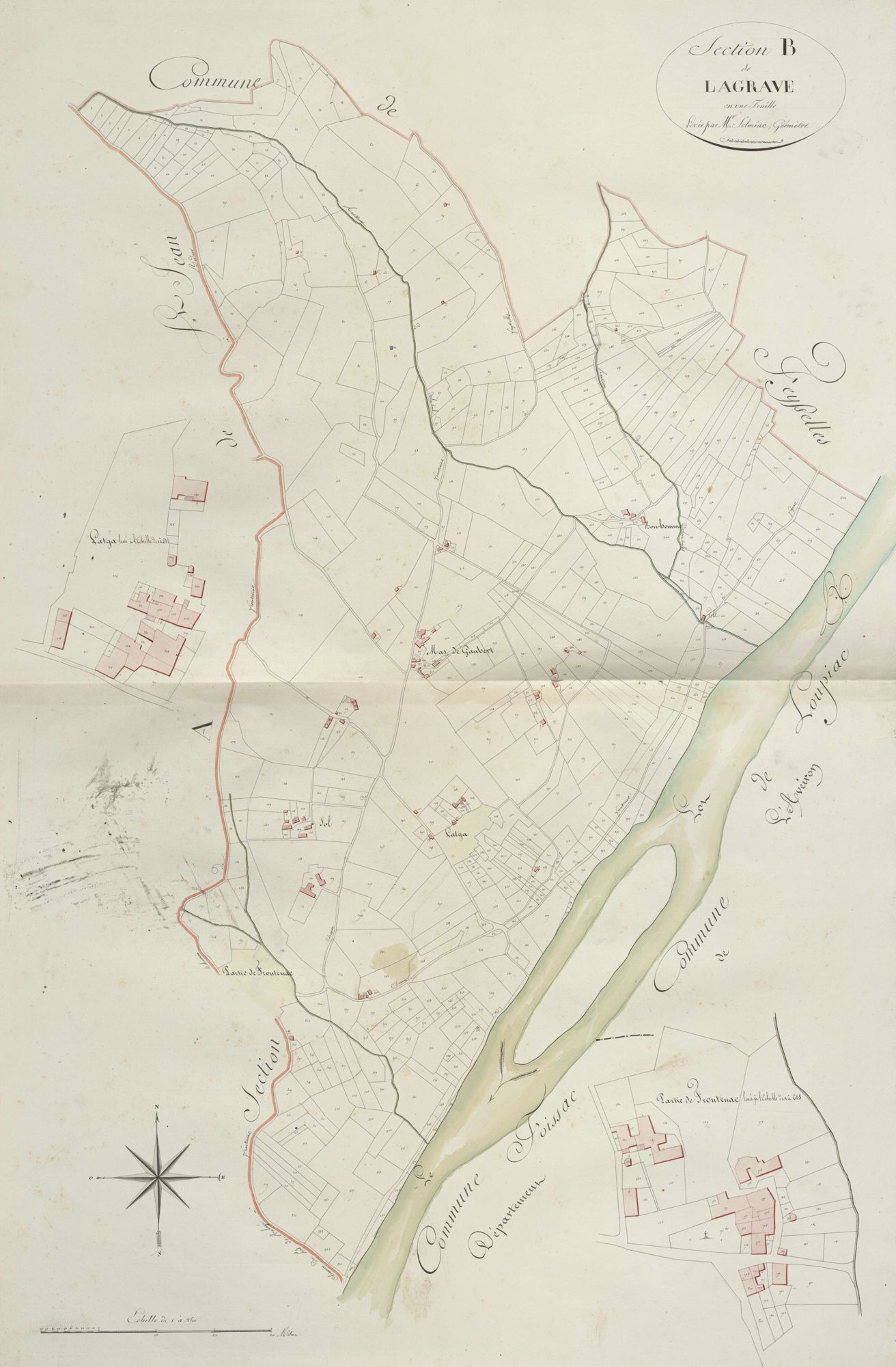 section B de Lagrave, 1ère feuille
