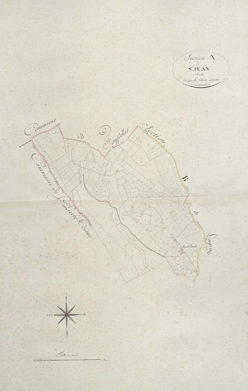 section A de Saint-Jean, 1ère feuille