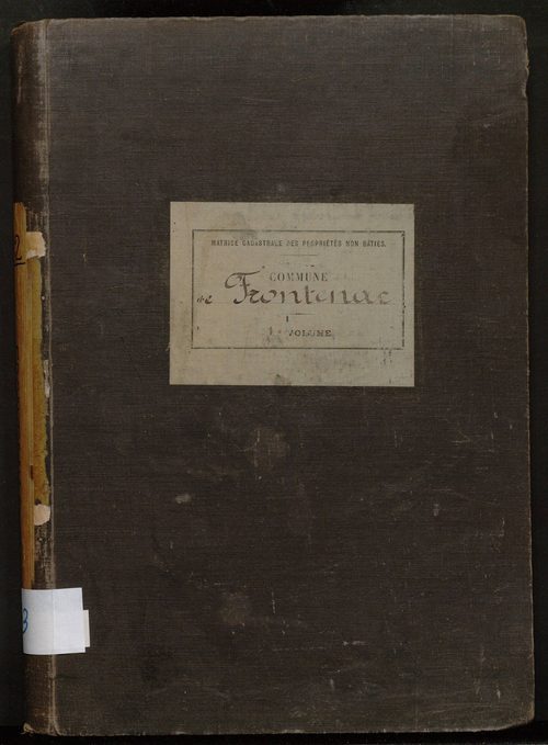 Folios 1-186. Augmentations et diminutions (1913-1932)