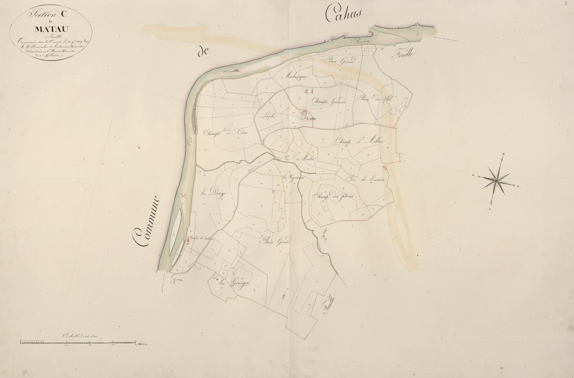 section C de Matau, 1ère feuille