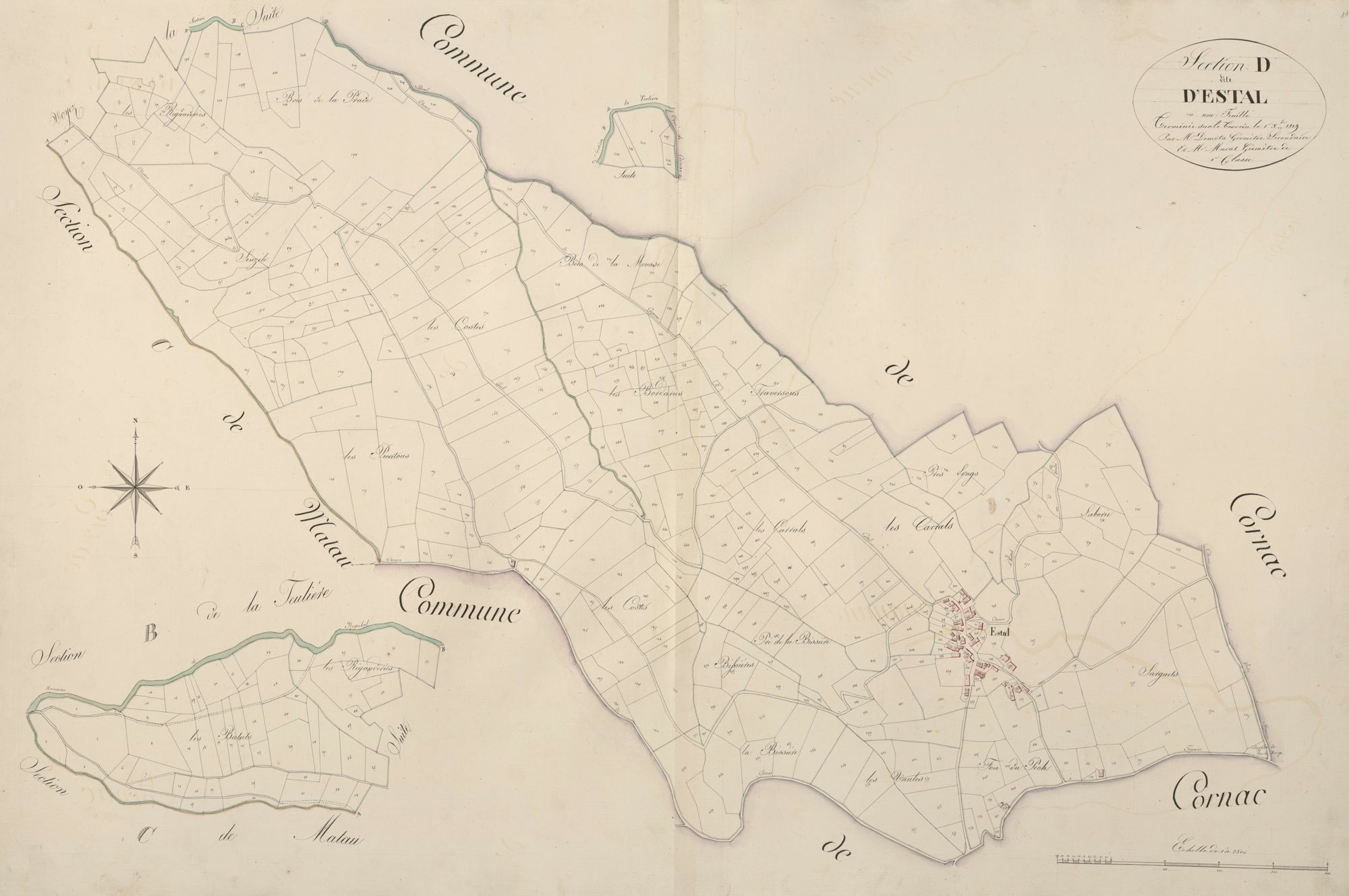 section D d'Estal, 1ère feuille