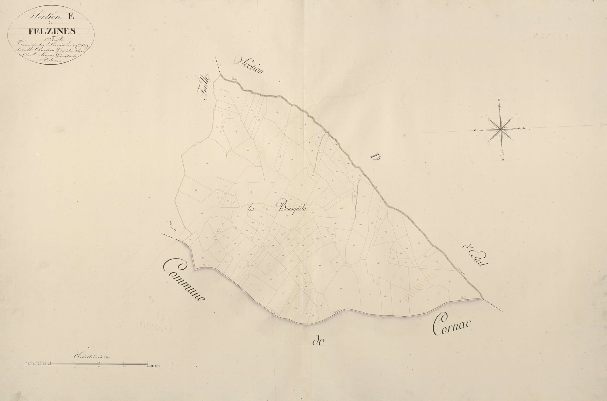 section E de Felzines, 2ème feuille