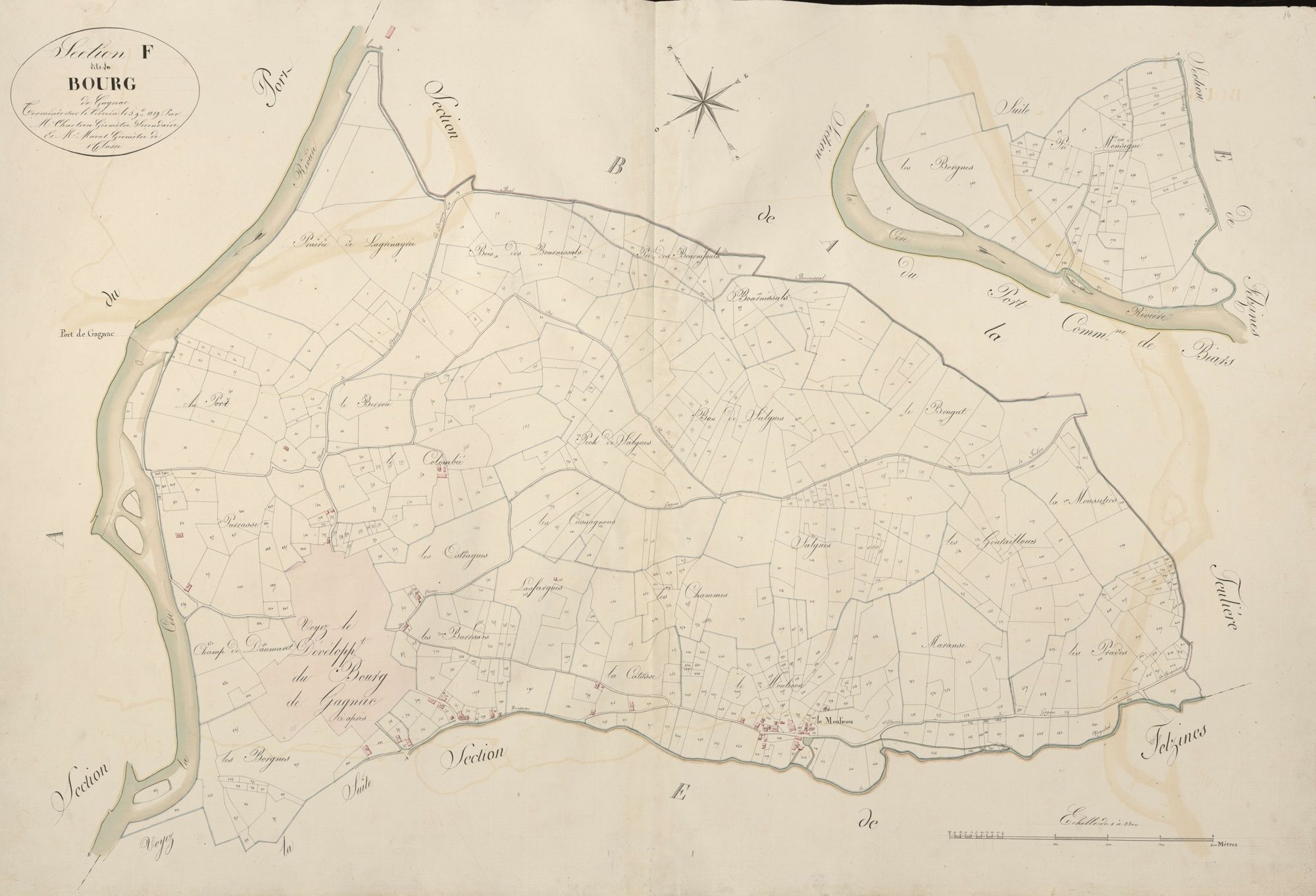 section F du Bourg, 1ère feuille