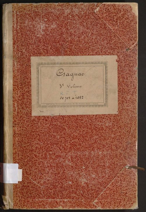 Folios 703-1052