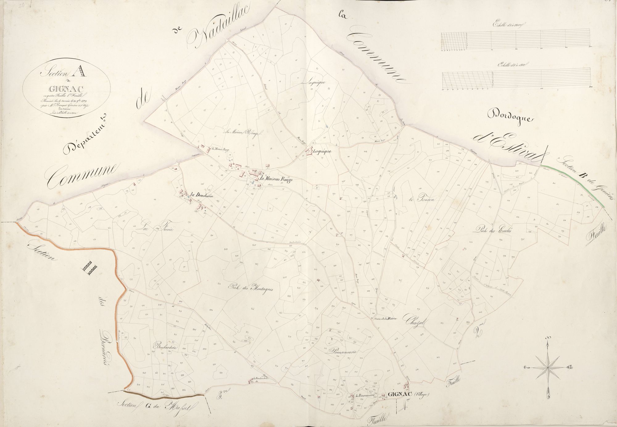section A de Gignac, 1ère feuille