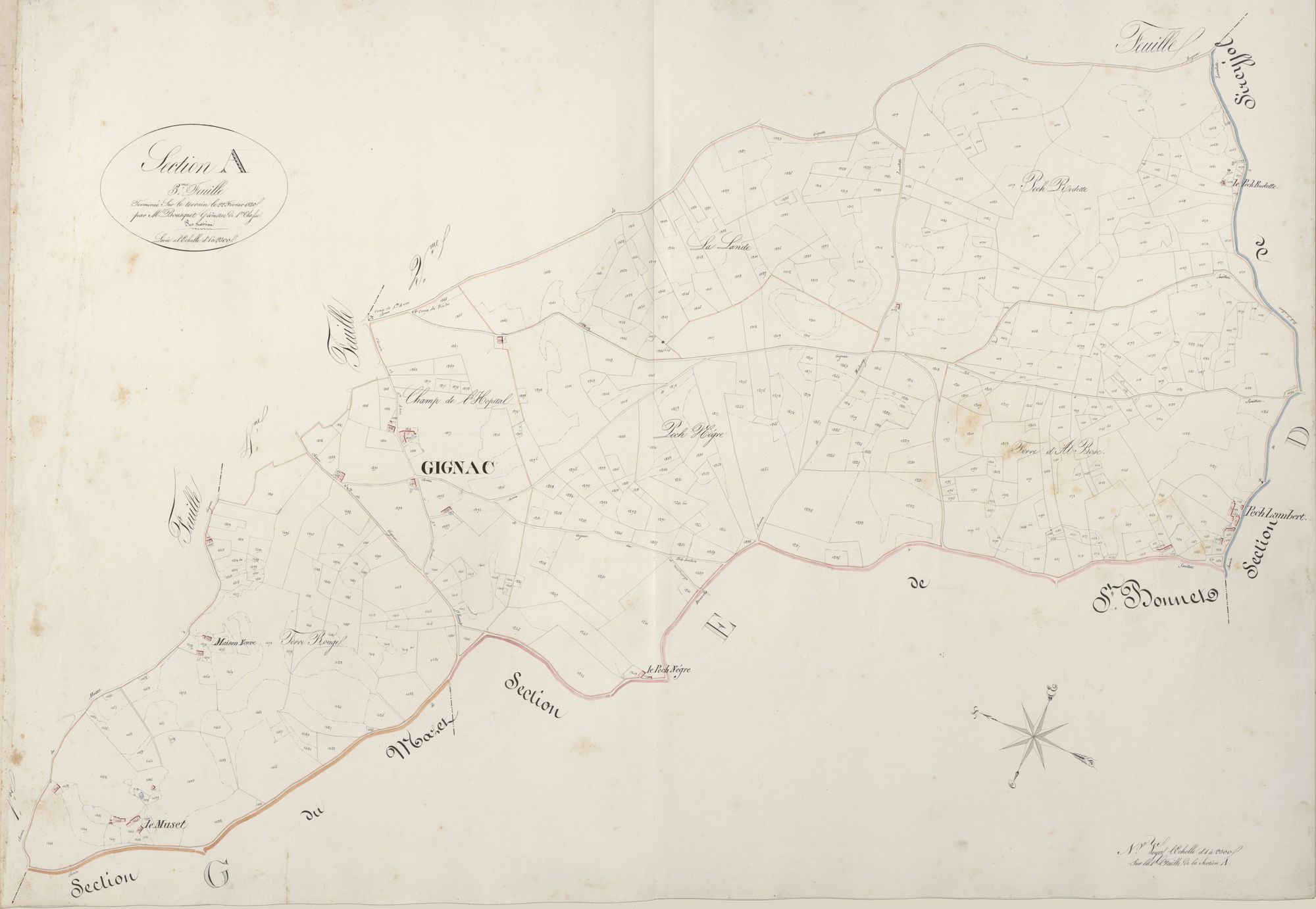 section A de Gignac, 3ème feuille