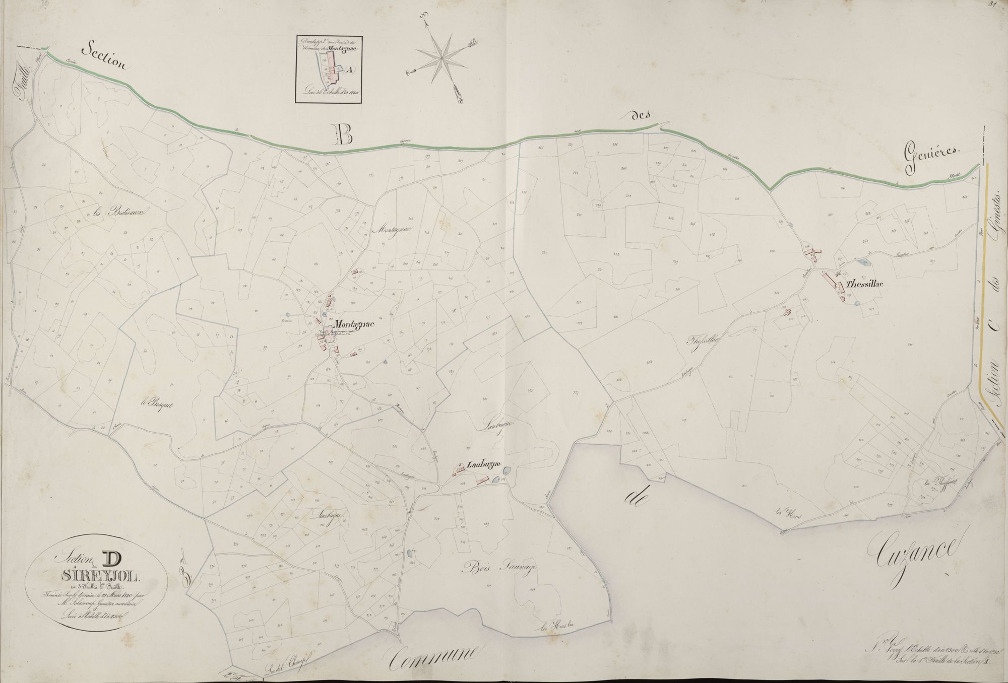 section D de Sireyjol, 1ère feuille